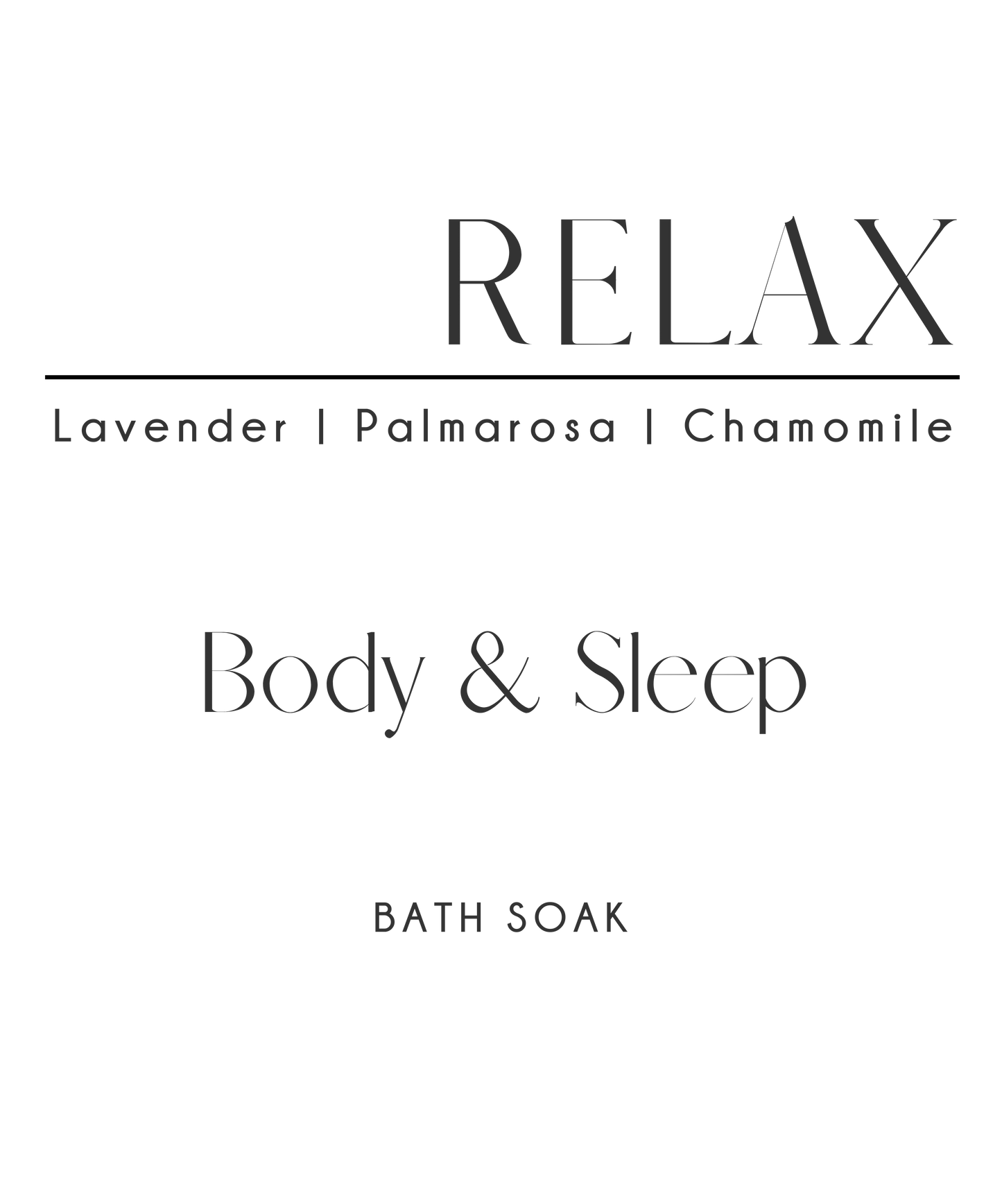 RELAX BATH SOAK